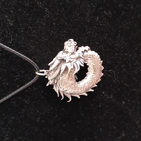JRPeck13 Jewelry - Sterling Silver Dragon Pendant Necklace